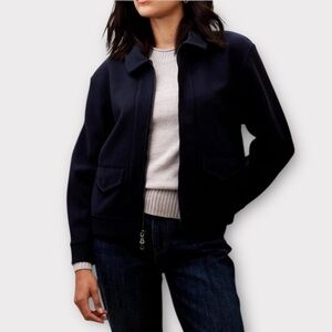 Banana Republic Melton Wool Blend Zip Jacket – Size XL (Lightly Used)